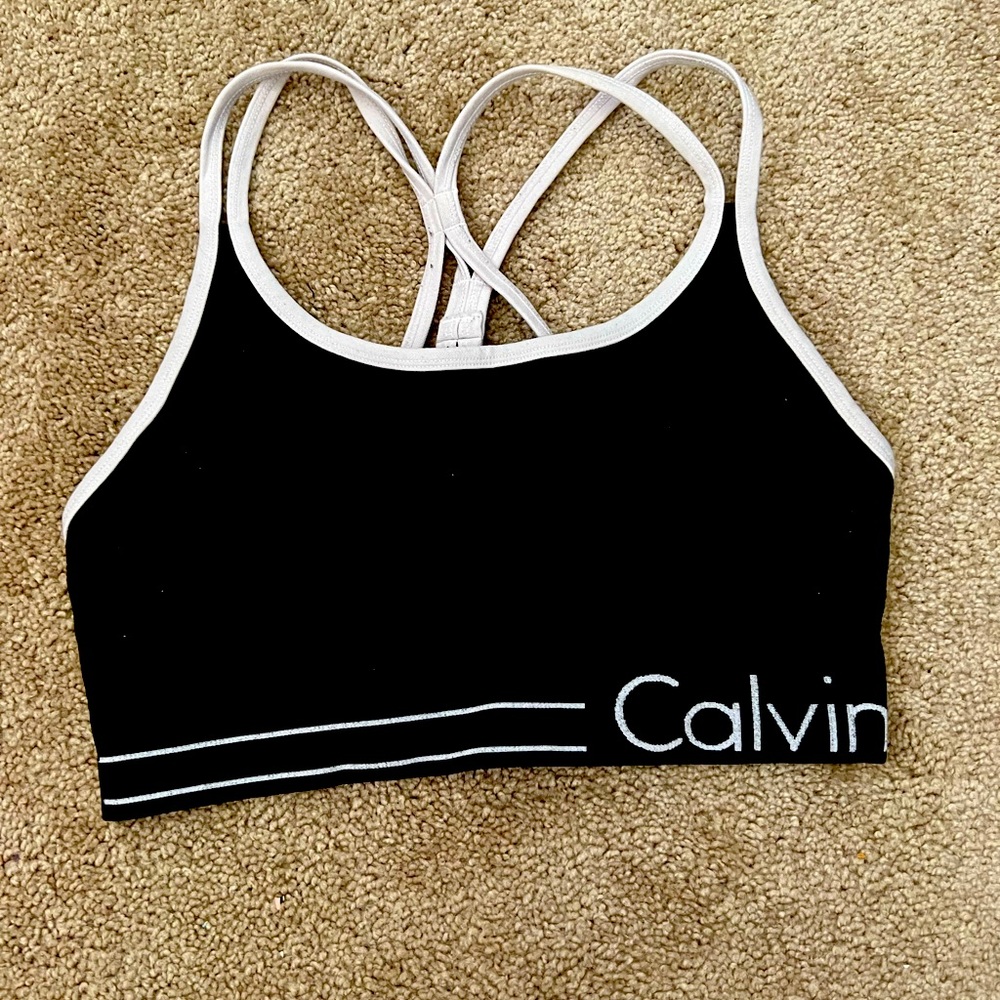 Calvin Klein size medium sports bra. Only on posh for a limited time.
